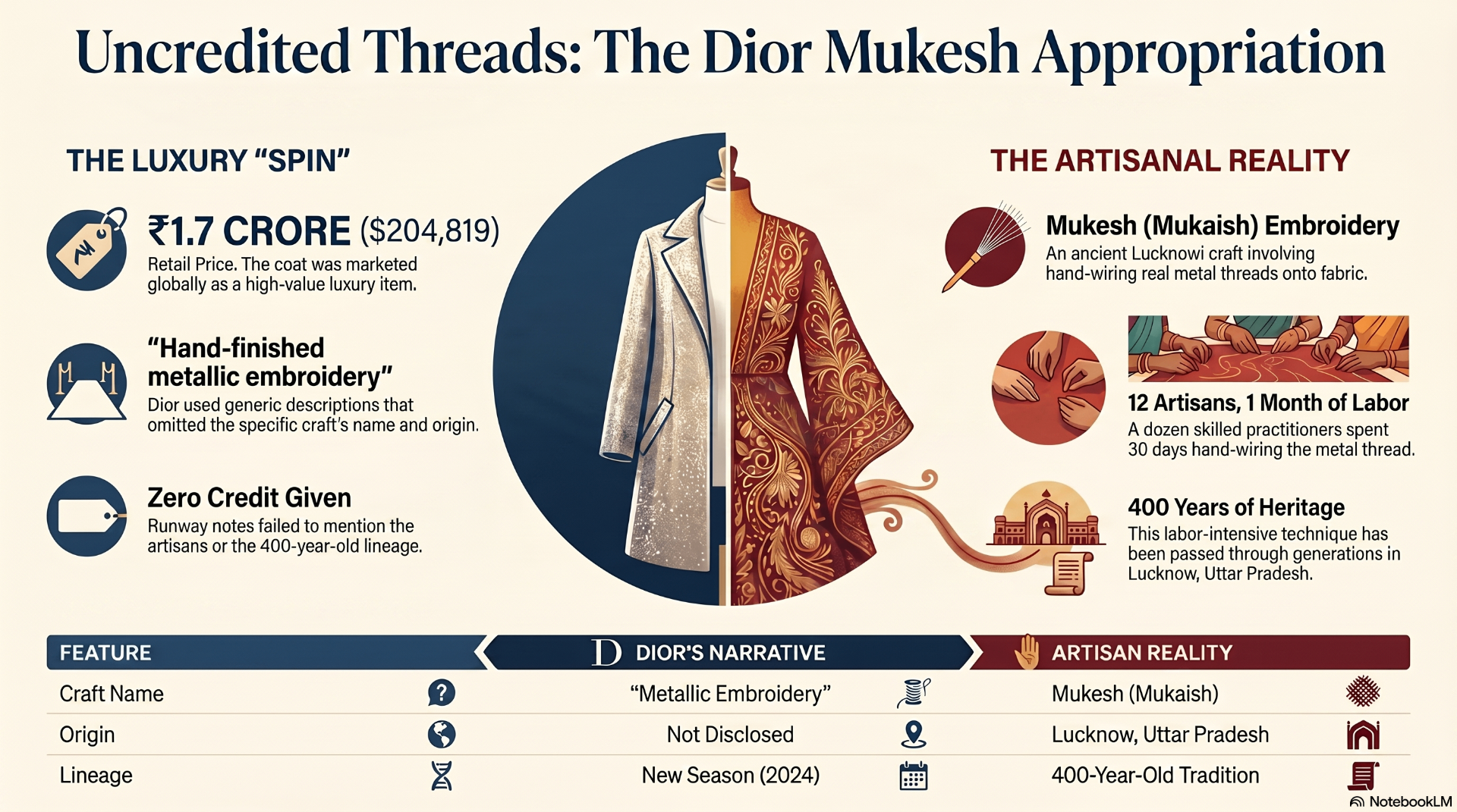 Uncredited Threads: The Dior Mukesh Appropriation