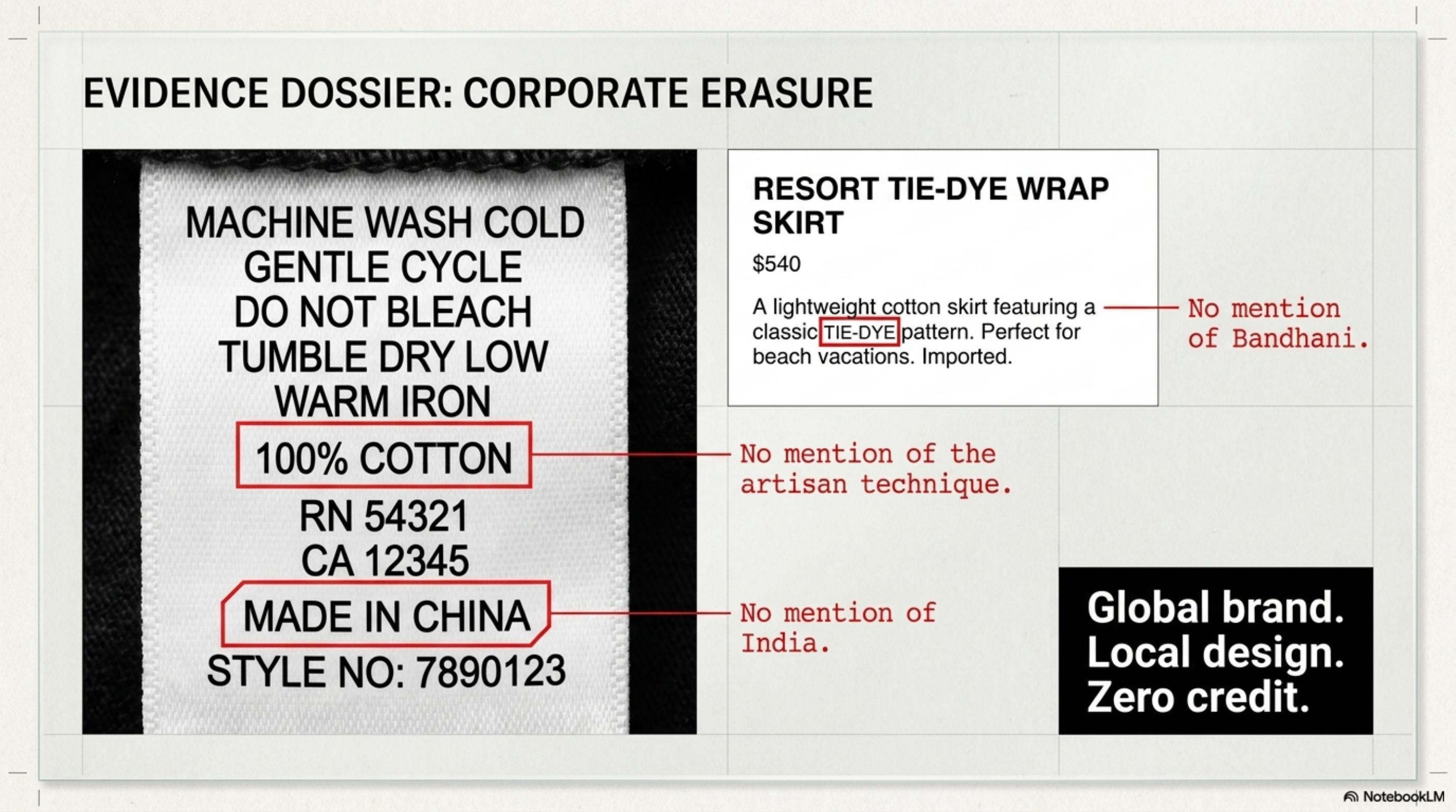 Anatomy of Bandhani Appropriation — slide 3